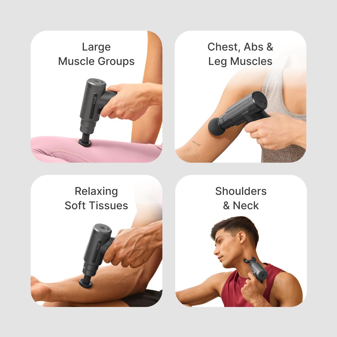 Massage Gun, Body Massager, Massager Machine, Massager Gun For Pain Relief, Scalp Massager, Neck and Sholder Massager, Head Massager | MULTICOLOUR |