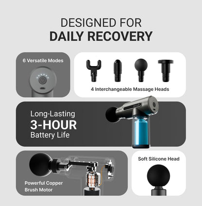 Massage Gun, Body Massager, Massager Machine, Massager Gun For Pain Relief, Scalp Massager, Neck and Sholder Massager, Head Massager | MULTICOLOUR |